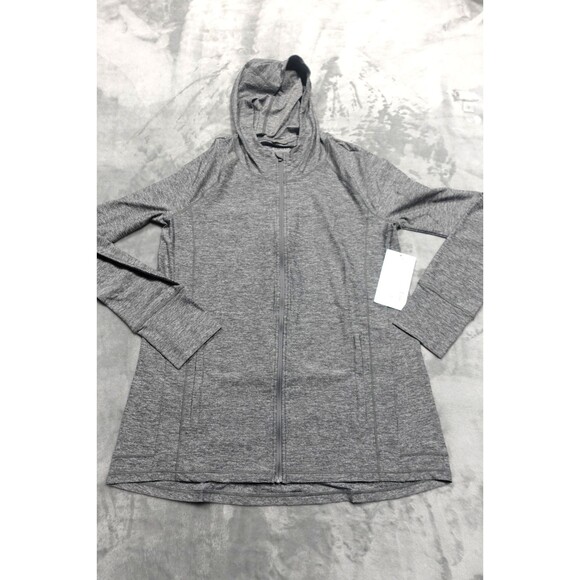 Athleta Women's Size Medium Gray Pacifica Illume UPF Relaxed Jacket NWT - Picture 1 of 6